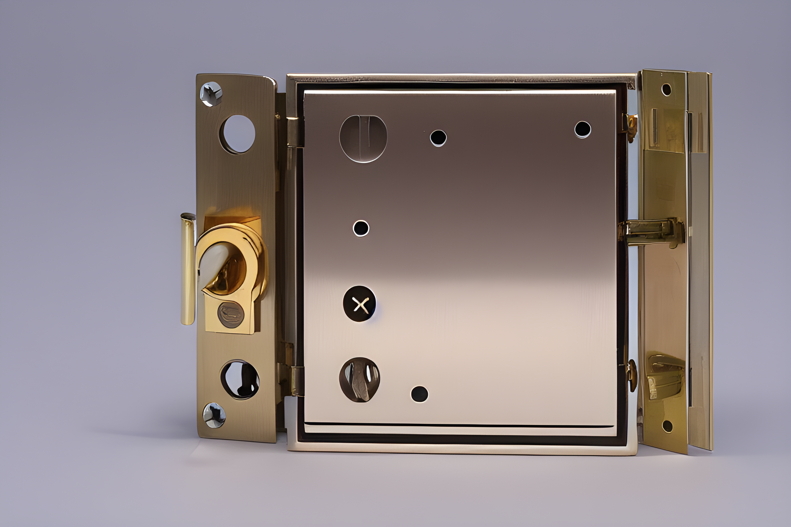 What is the difference between a mortise lock and a cylinder lock?